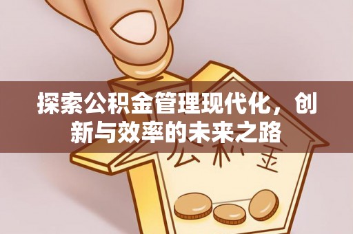 连山探索公积金管理现代化，创新与效率的未来之路