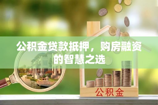 连山公积金贷款抵押，购房融资的智慧之选
