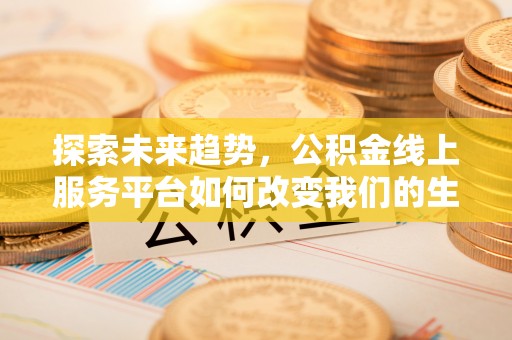 连山探索未来趋势，公积金线上服务平台如何改变我们的生活