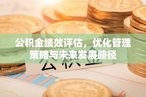 连山公积金绩效评估，优化管理策略与未来发展路径