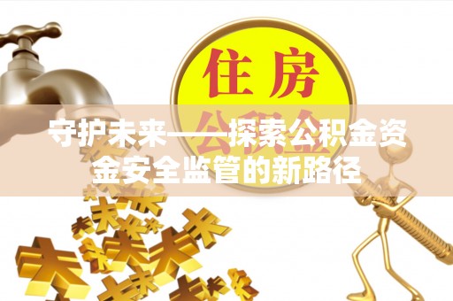 连山守护未来——探索公积金资金安全监管的新路径