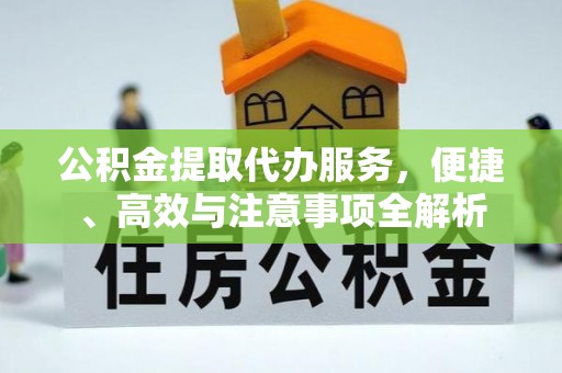 连山公积金提取代办服务，便捷、高效与注意事项全解析