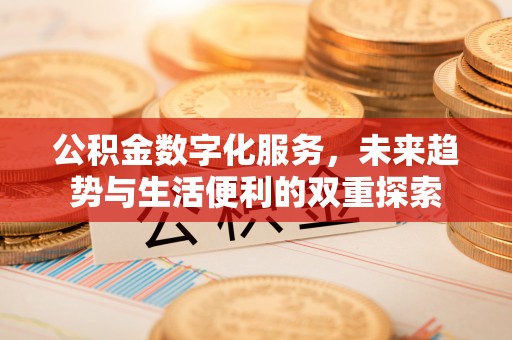 连山公积金数字化服务，未来趋势与生活便利的双重探索