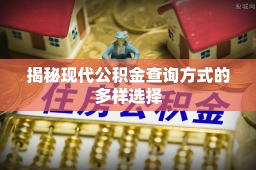 连山揭秘现代公积金查询方式的多样选择