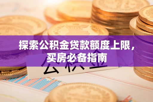 连山探索公积金贷款额度上限，买房必备指南