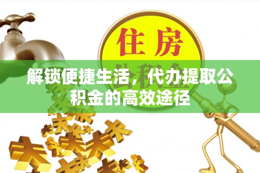 连山解锁便捷生活，代办提取公积金的高效途径