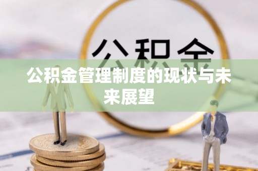 连山公积金管理制度的现状与未来展望